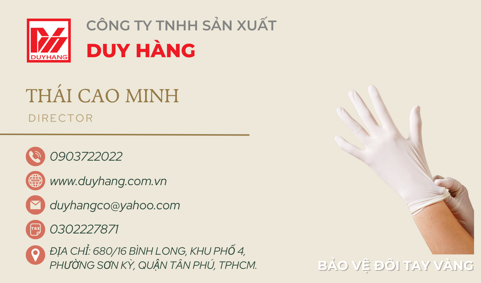 Công ty TNHH sản xuất Duy Hàng